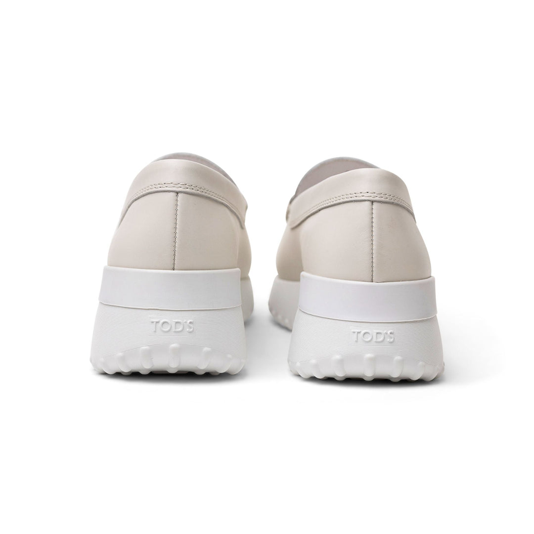 Tod's Rubber-Sole Loafers in WHITE