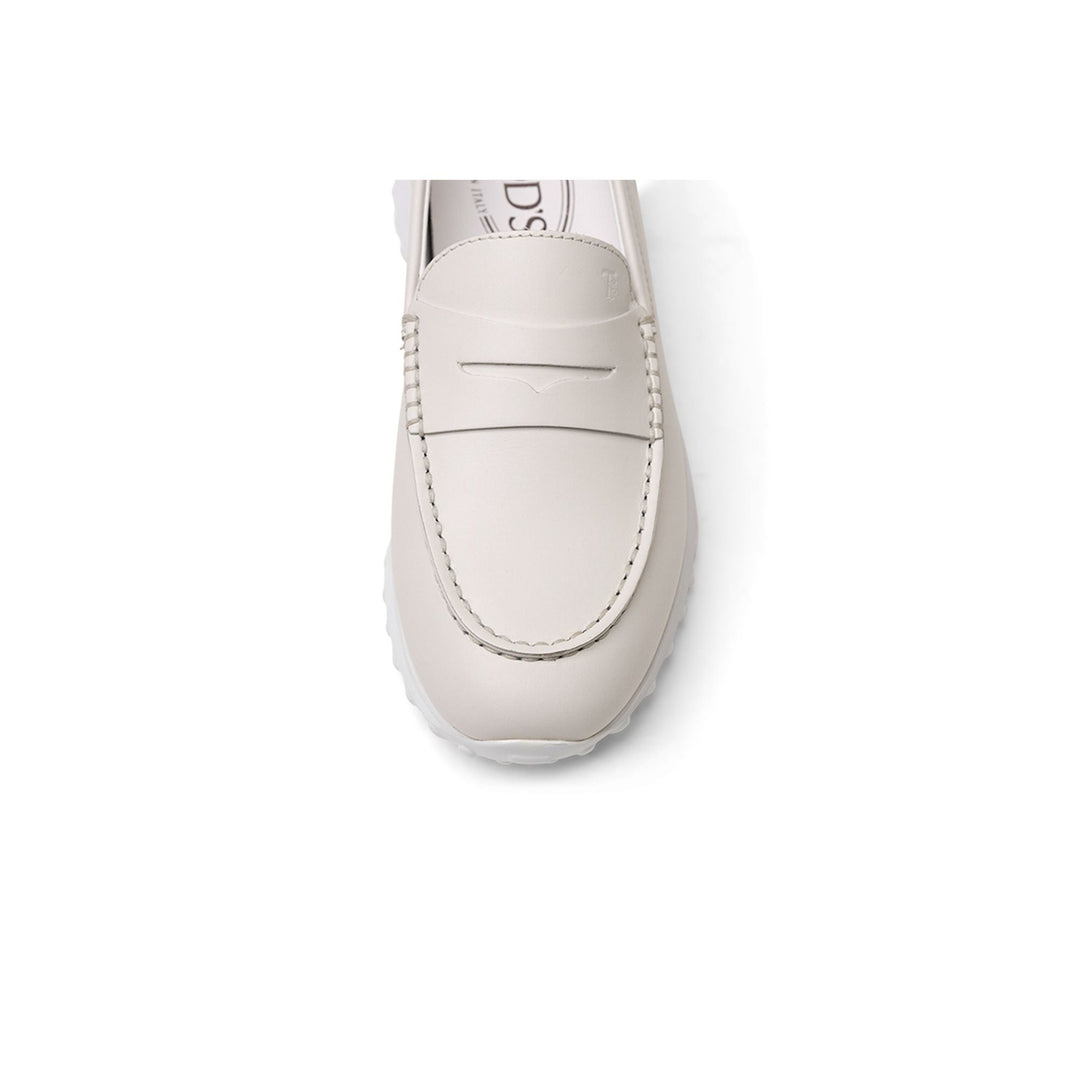 Tod's Rubber-Sole Loafers in WHITE
