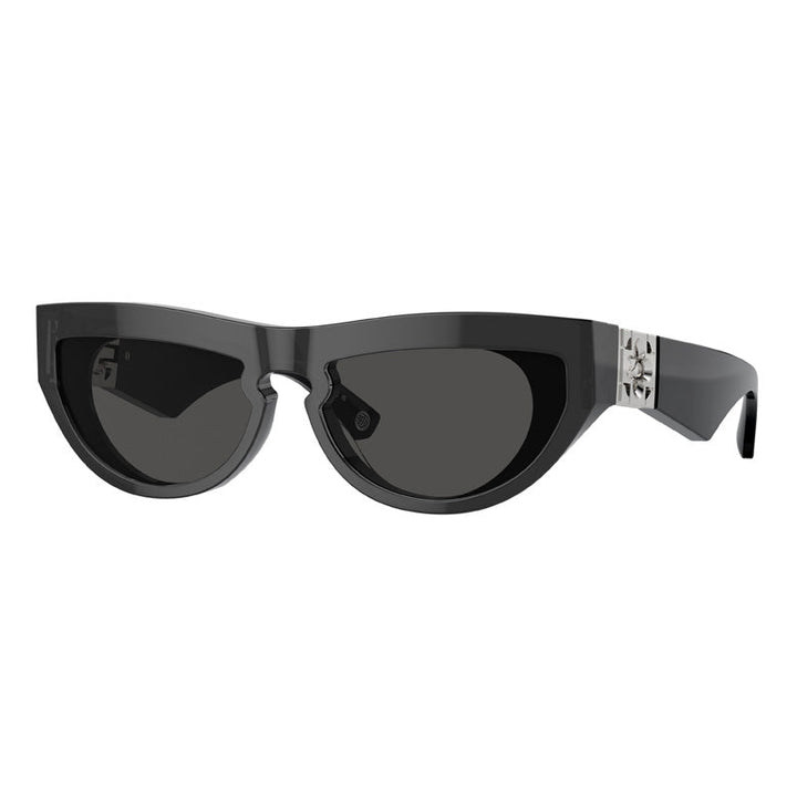 Burberry Sunglasses Cat Eye Full Rim, Dark Grey Frame and Dark Grey Lens BE4422U411287