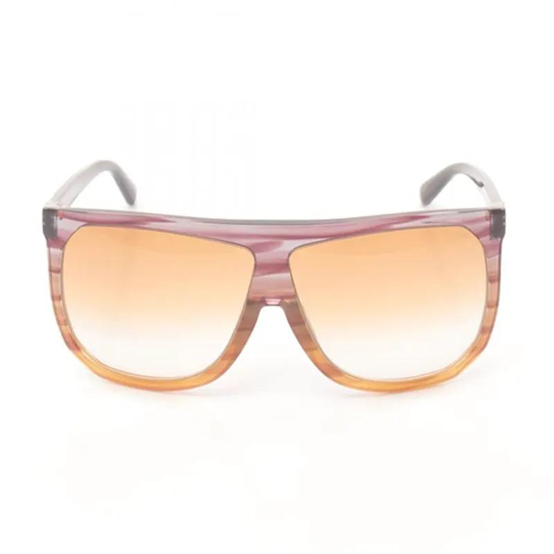 Loewe Square Full Rim, with a Purple to Orange Gradient frame and Light Brown Gradient lens.