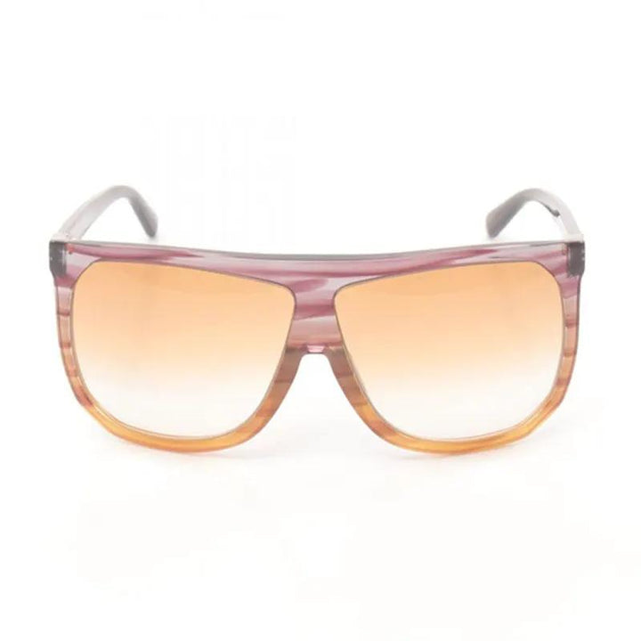 Loewe Square Full Rim, with a Purple to Orange Gradient frame and Light Brown Gradient lens.