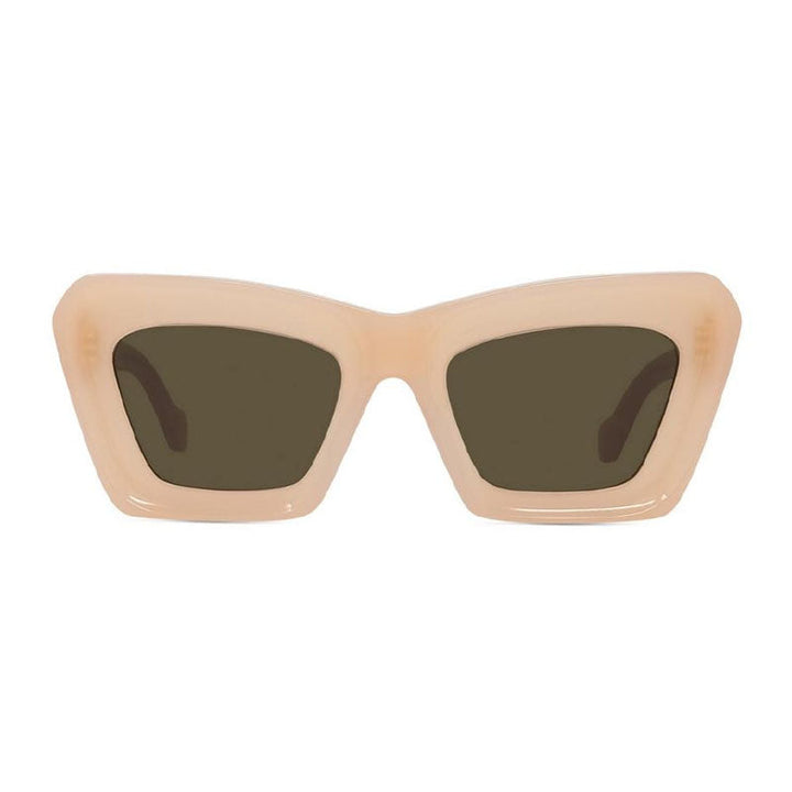 Loewe Sunglasses Butterfly Full Rim, Shiny Pink Frame and Brown Lens LW40145I72E