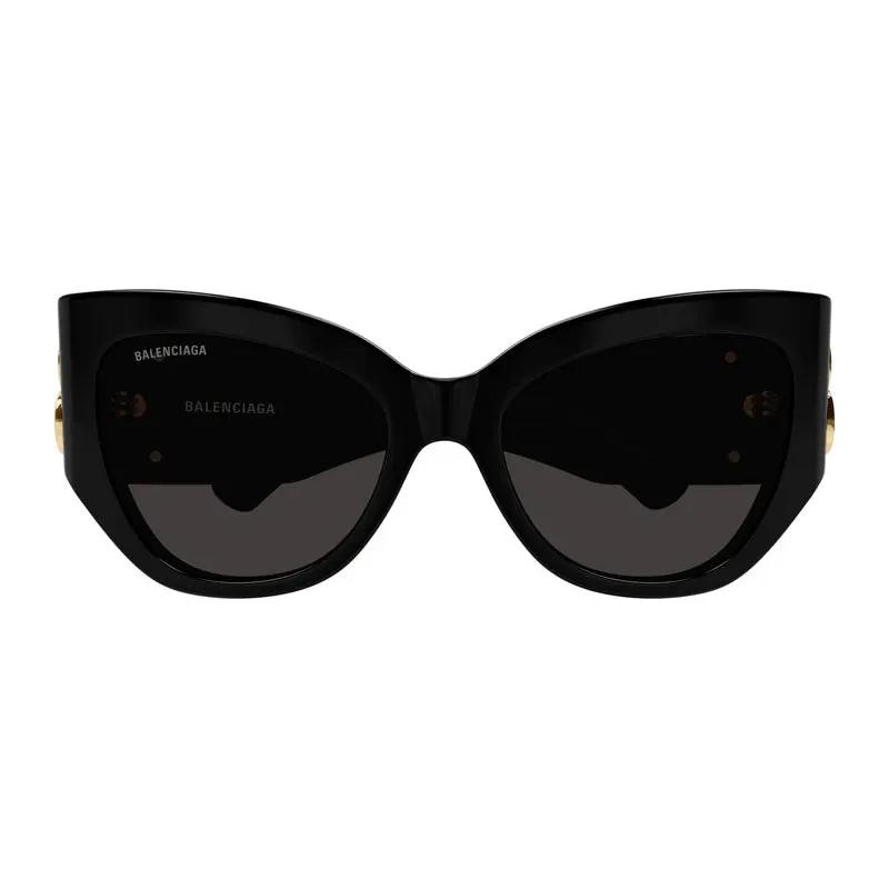 Balenciaga Sample Sale | Balenciaga Sunglasses Butterfly Full Rim, Black Frame And Grey Lens Bb0322S002 - Butterfly Sunglasses | Designer outlet