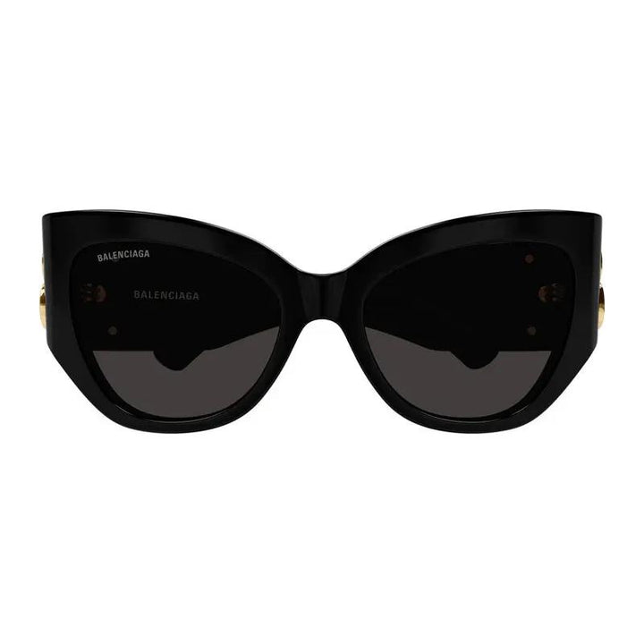 Balenciaga Sample Sale | Balenciaga Sunglasses Butterfly Full Rim, Black Frame And Grey Lens Bb0322S002 - Butterfly Sunglasses | Designer outlet