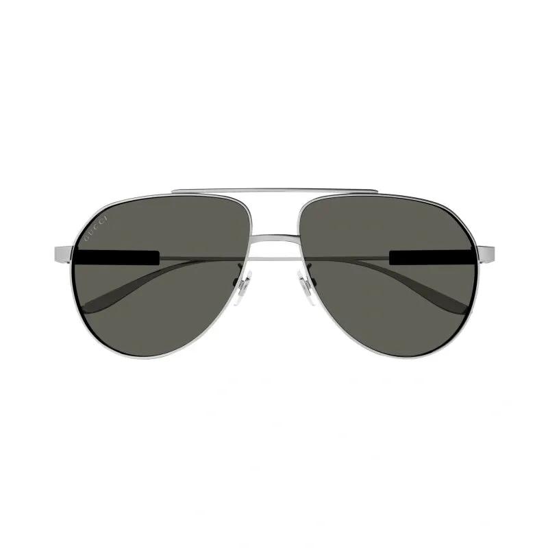 Gucci Sample Sale | Gucci Sunglasses Aviator Full Rim, Ruthenium Frame And Grey Lens Gg1311S001 - Sunglasses | Designer outlet