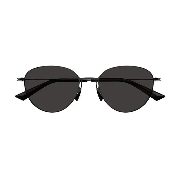 Bottega Veneta Sunglasses Browline Full Rim, Black Frame And Grey Lens Bv1268S001