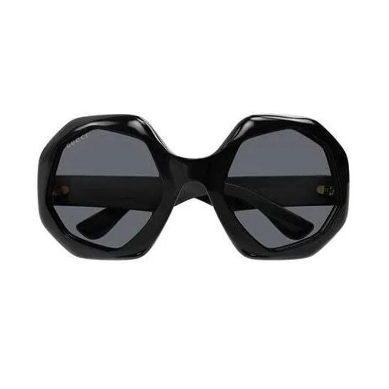 Gucci Sample Sale | Gucci Sunglasses Geometric Full Rim, Black Frame And Grey Lens Gg1242S001 - Sunglasses | Designer outlet
