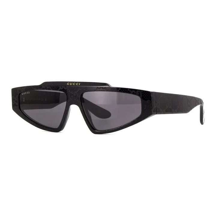Gucci Sunglasses Cat Eye Full Rim, Shiny Black Frame And Grey Lens Gg1591S001