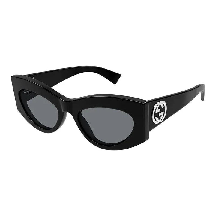 Gucci Sunglasses Cat Eye Full Rim, Black Frame And Grey Lens Gg1843S001