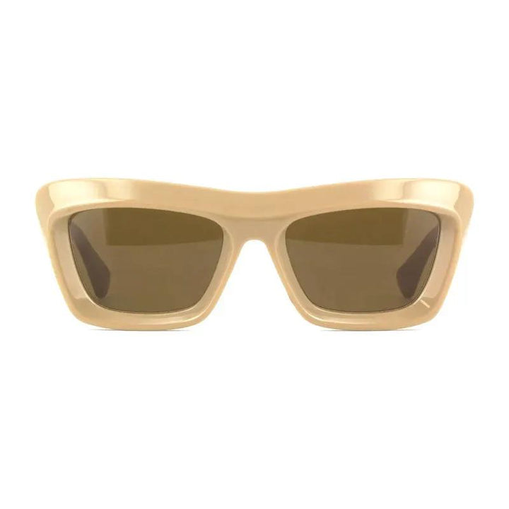 Bottega Veneta Sunglasses Square Full Rim, Brown Frame And Brown Lens