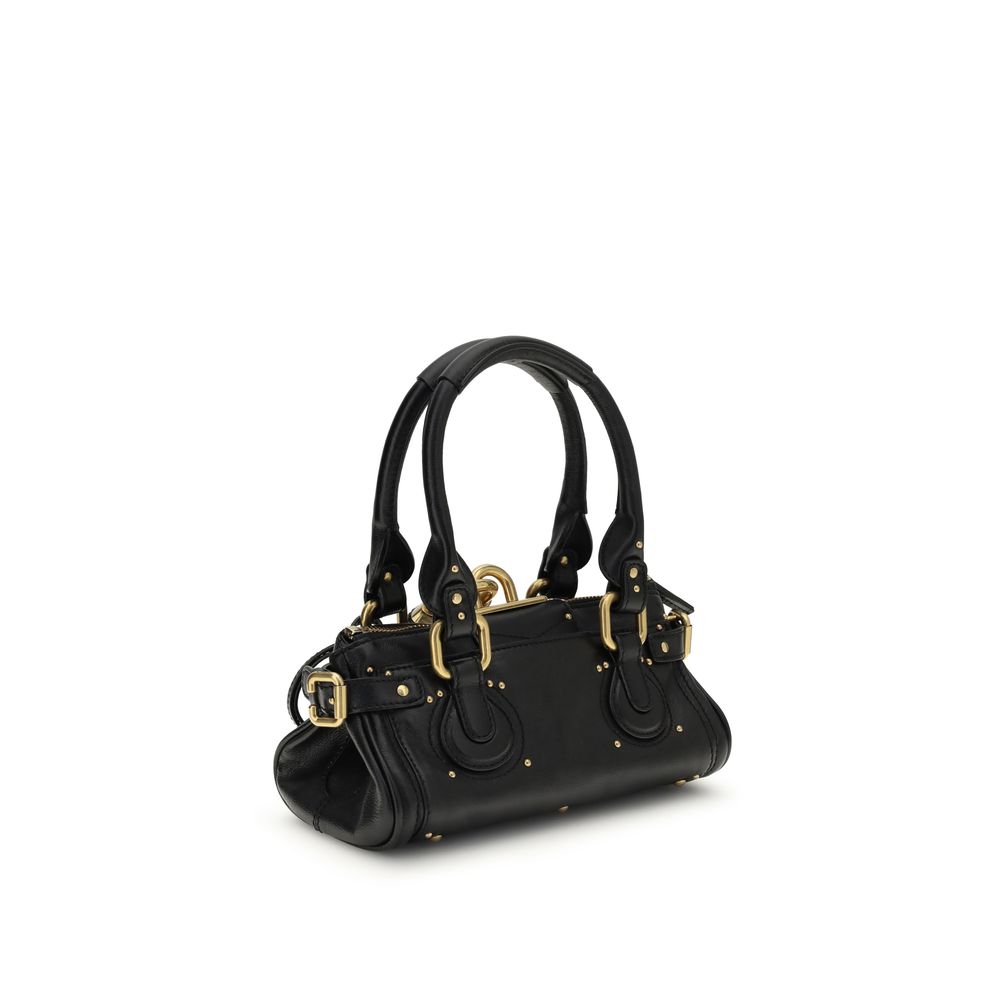 Chloé Black Calf Leather Bos Taurus Shoulder Bag