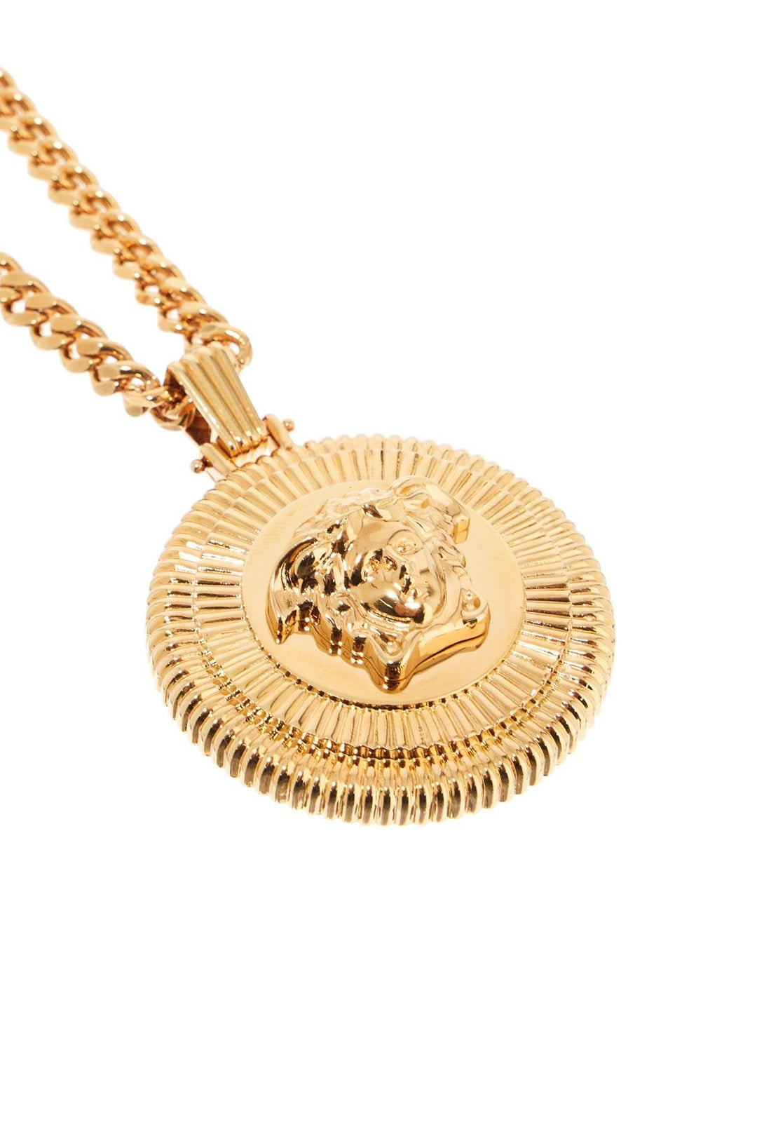 Versace biggie medusa necklace