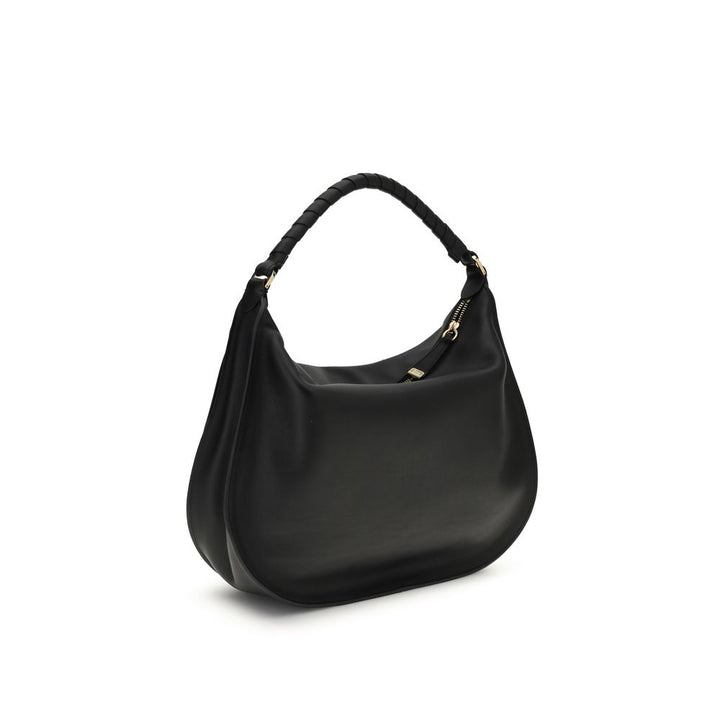 Chloé Black Calf Leather Bos Taurus Shoulder Bag