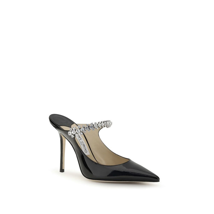 Jimmy Choo Black Calf Leather Bos Taurus Pumps