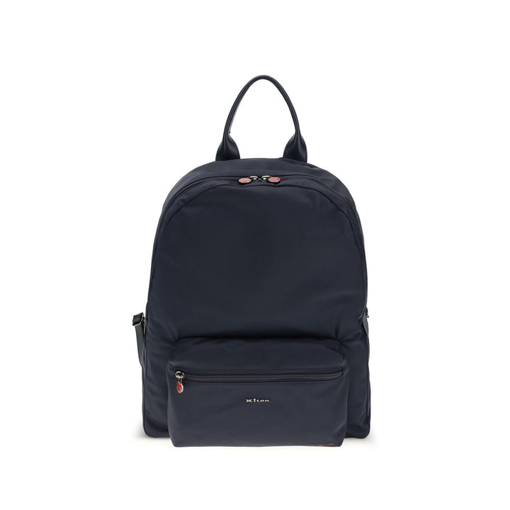 Kiton Blue Fabric Backpack
