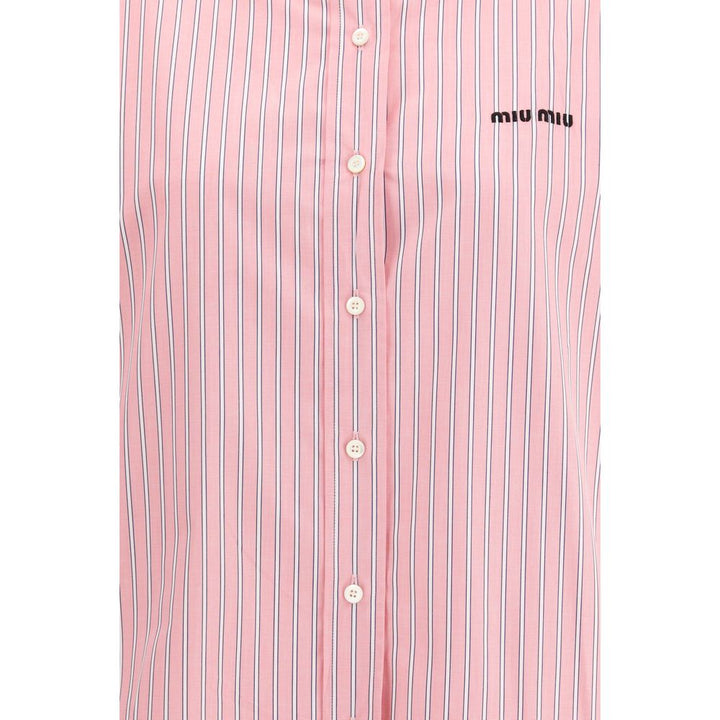 Miu Miu Multicolor Cotton Pattern Shirt