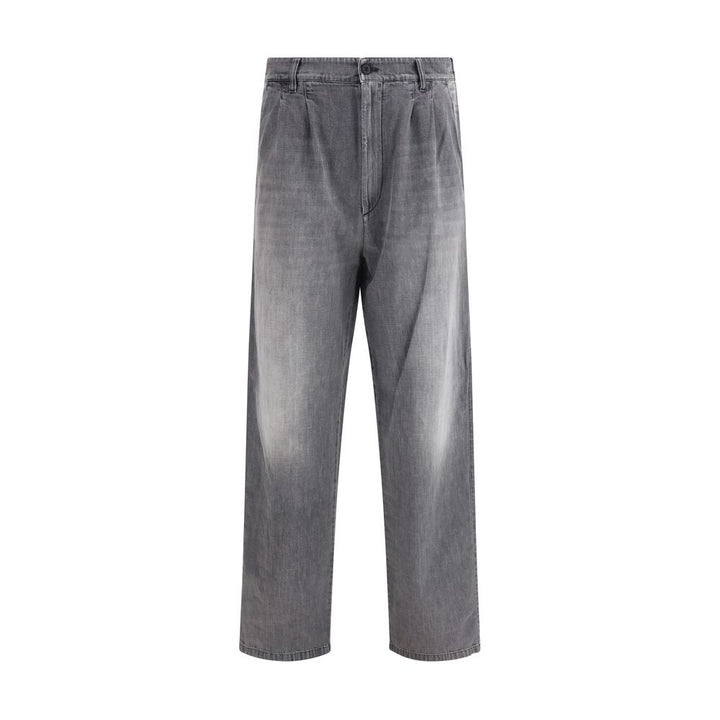 Margiela Gray Cotton Jeans Denim