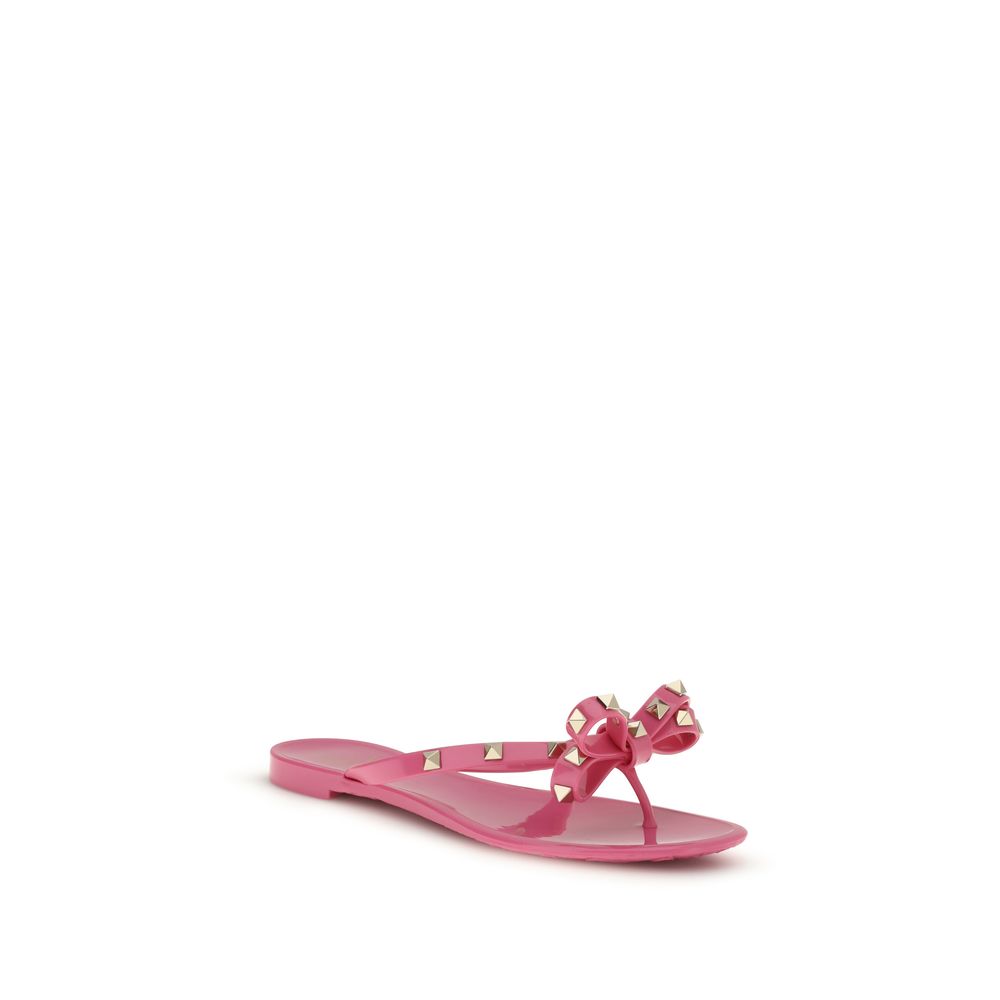 Valentino Garavani Multicolor Pvc Flat Sandals