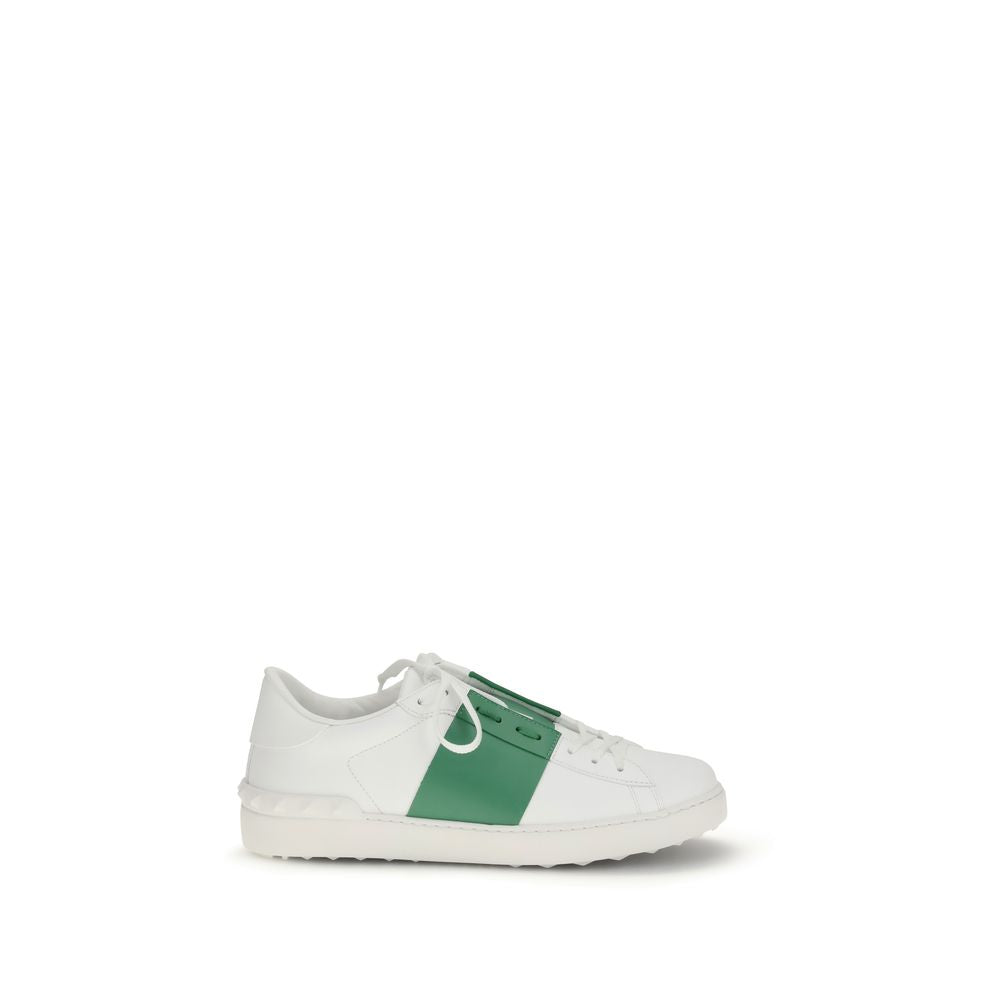 Valentino Garavani Sample Sale Valentino Garavani White Calf Leather Bos Taurus Low Top Sneakers - | Designer outlet