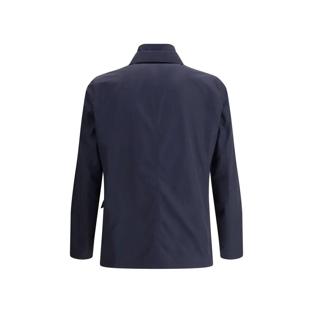 Herno Blue Polyester Jacket
