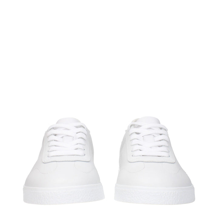 Givenchy White Leather Low Top Sneakers