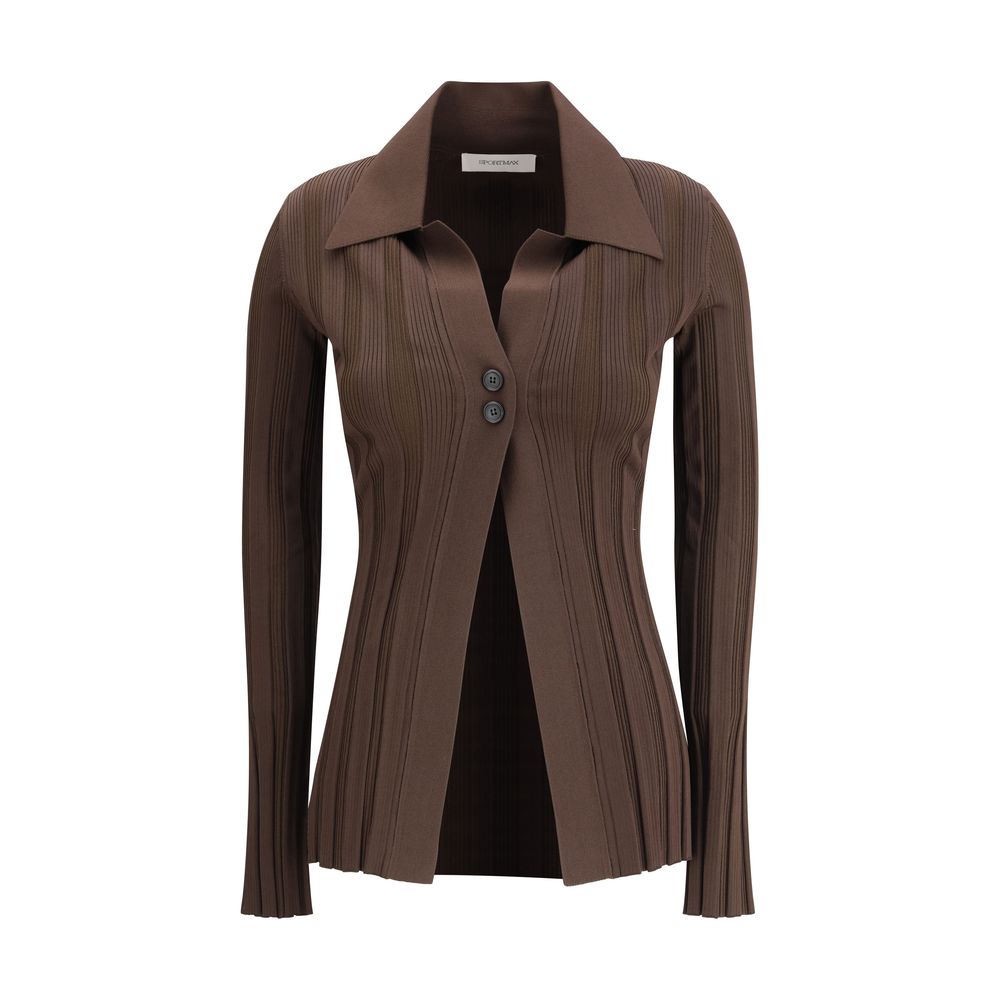 Max Mara Brown Viscose Cardigan by Max Mara outlet now on sale