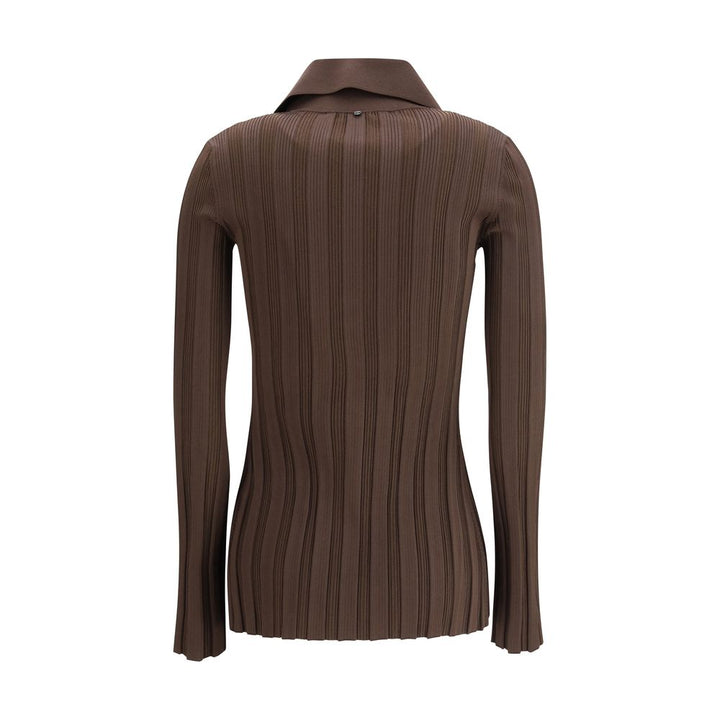 Max Mara Brown Viscose Cardigan by Max Mara outlet now on sale