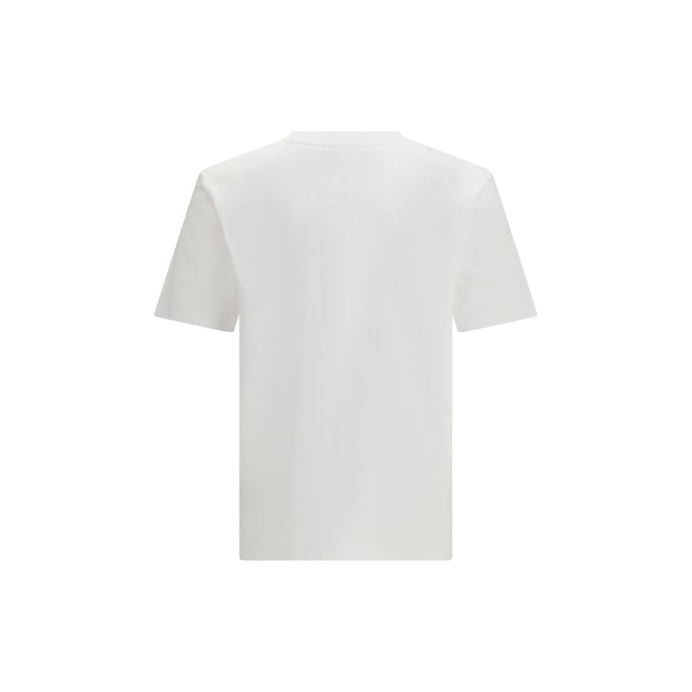 Balmain White Cotton T-Shirt by Balmain outlet now on sale