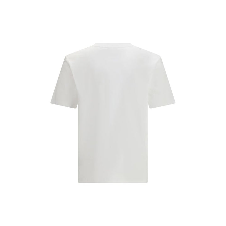 Balmain White Cotton T-Shirt by Balmain outlet now on sale