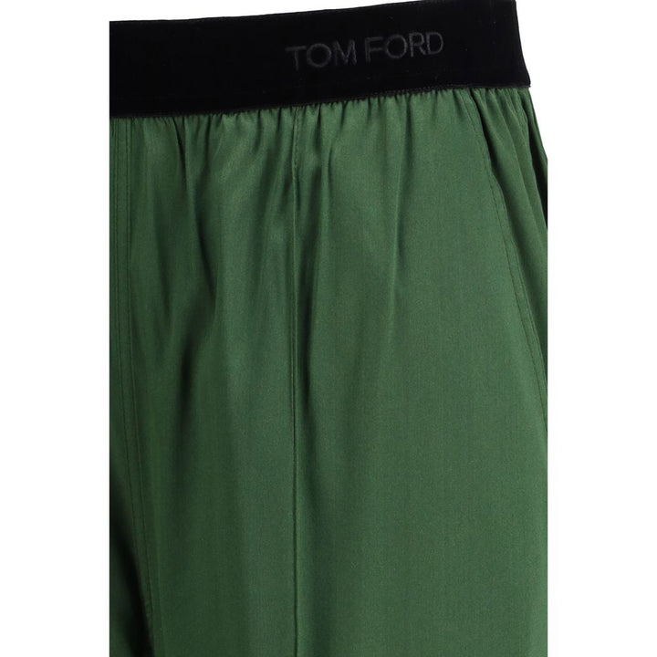 Tom Ford Bicolor Silk Casual Pants