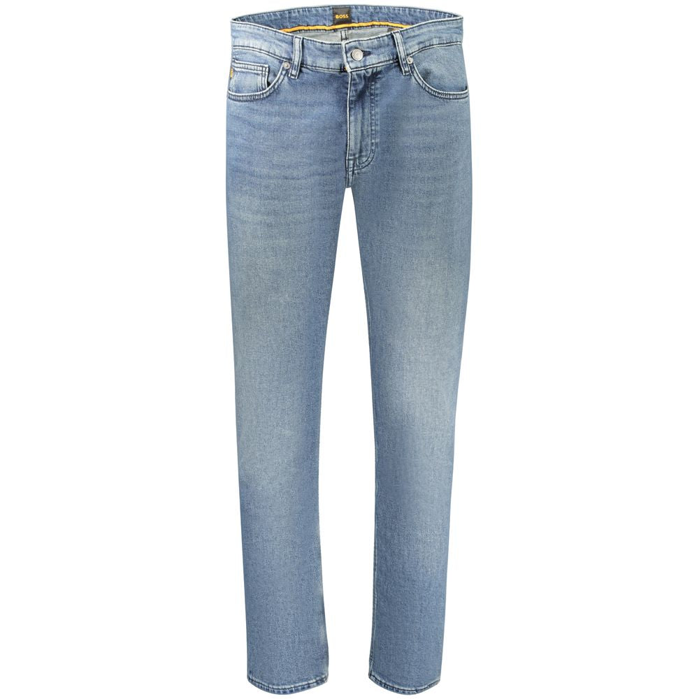 Hugo Boss Blu Cotton Men's Jeans by Hugo Boss outlet now on sale