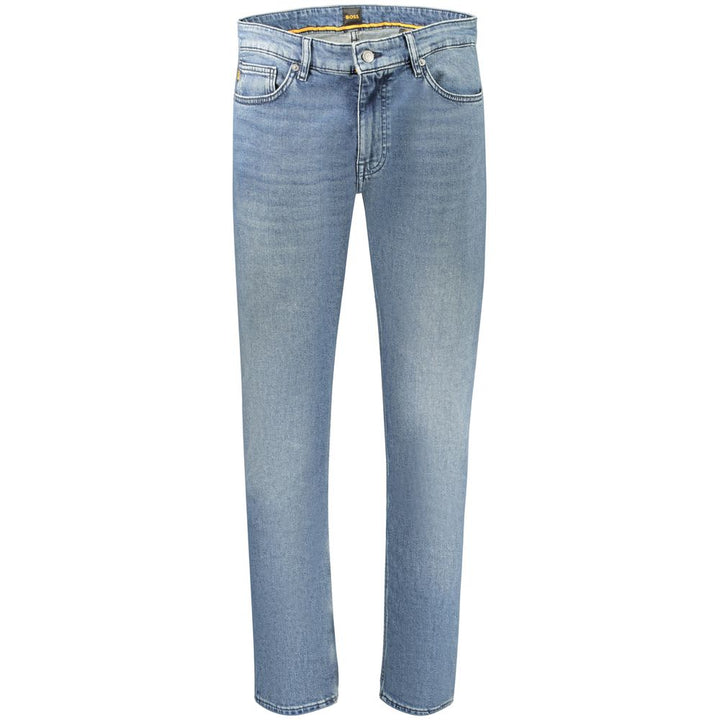 Hugo Boss Blu Cotton Men's Jeans by Hugo Boss outlet now on sale