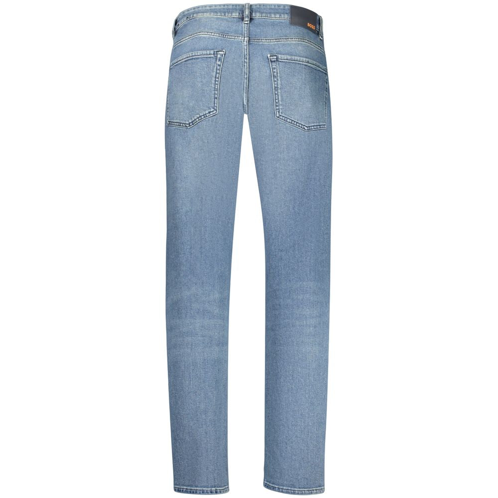 Hugo Boss Blue Cotton Men's Jean by Hugo Boss outlet now on sale