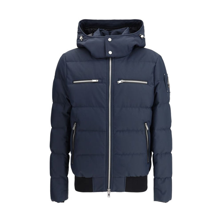 Moose Knuckles Blue Polyester Bomber