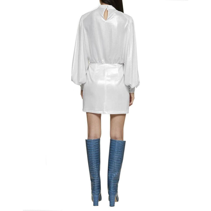 BLANCA VITA White Polyester Casual Dress by BLANCA VITA outlet now on sale