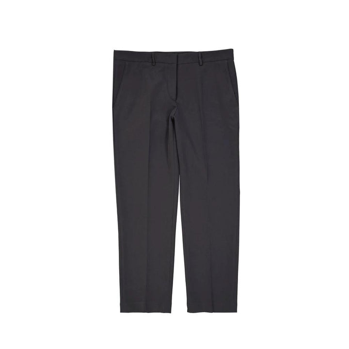 BLANCA VITA Sample Sale BLANCA VITA Gray Elastane Cropped Pants - | Designer outlet