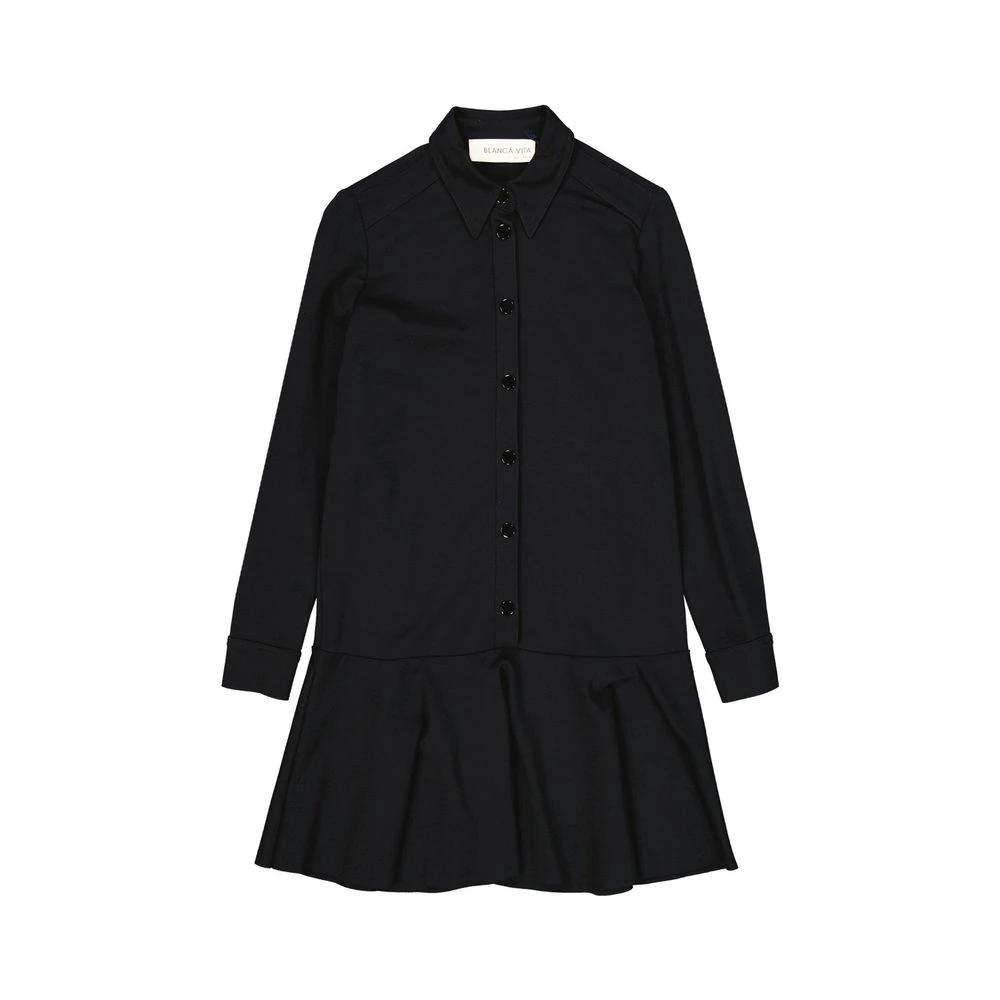 BLANCA VITA Sample Sale BLANCA VITA Black Elastane Casual Dress - | Designer outlet