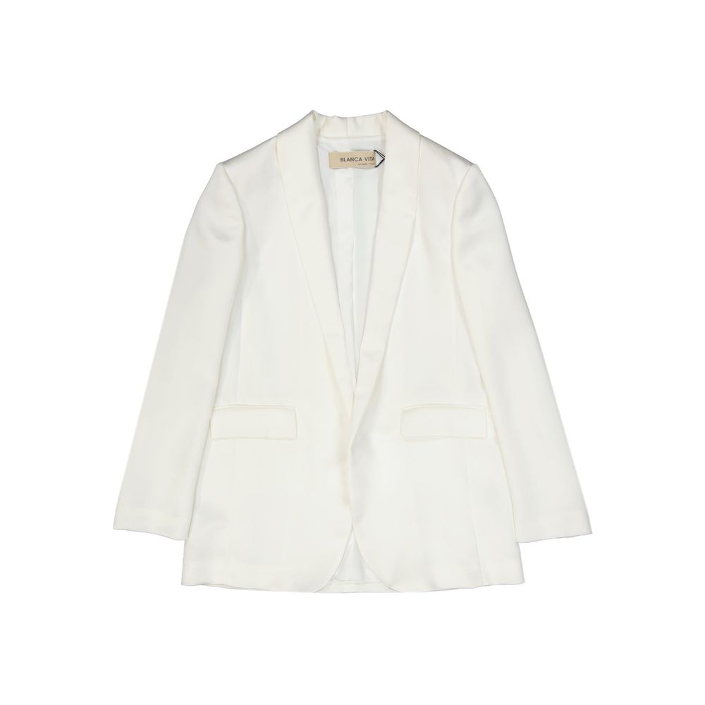 BLANCA VITA White Polyester Jackets And Coat by BLANCA VITA outlet now on sale