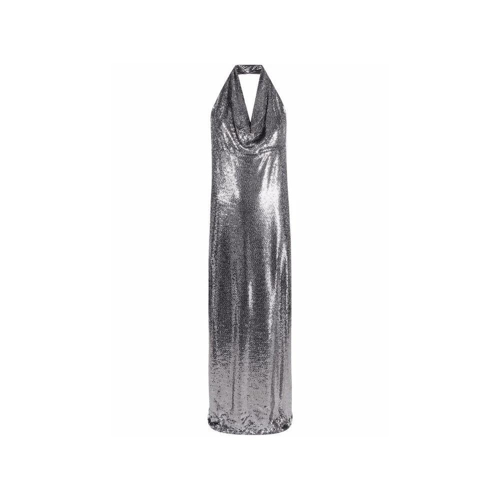 BLANCA VITA Silver Elastane Cocktail Dress by BLANCA VITA outlet now on sale