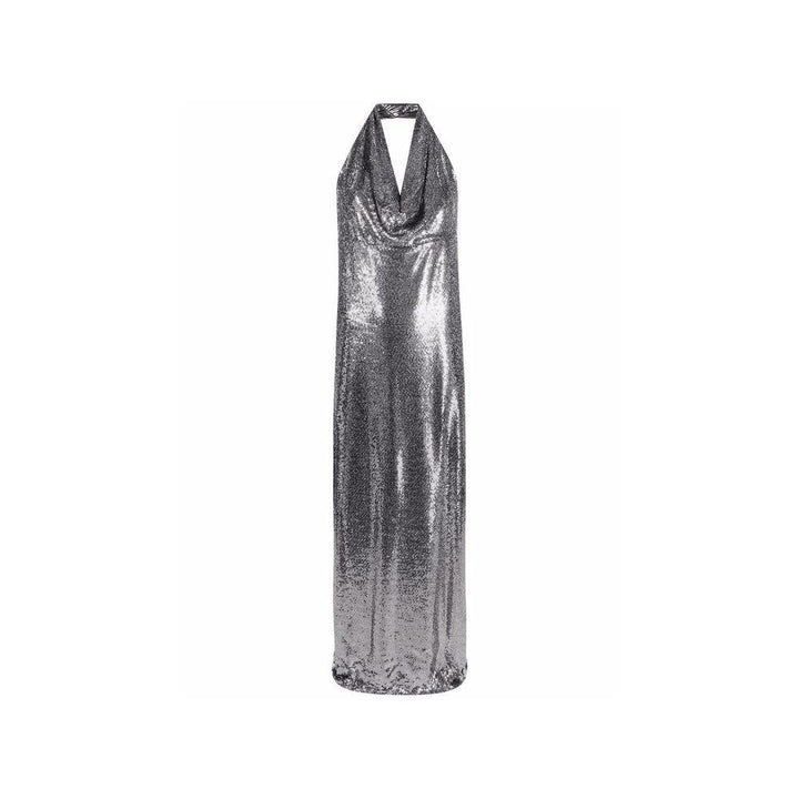BLANCA VITA Silver Elastane Cocktail Dress by BLANCA VITA outlet now on sale