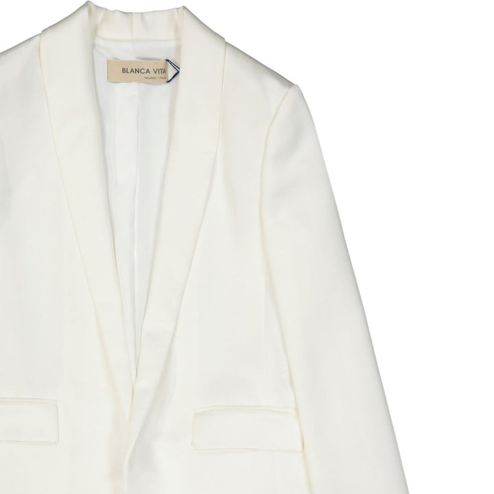 BLANCA VITA White Polyester Jackets And Coat by BLANCA VITA outlet now on sale