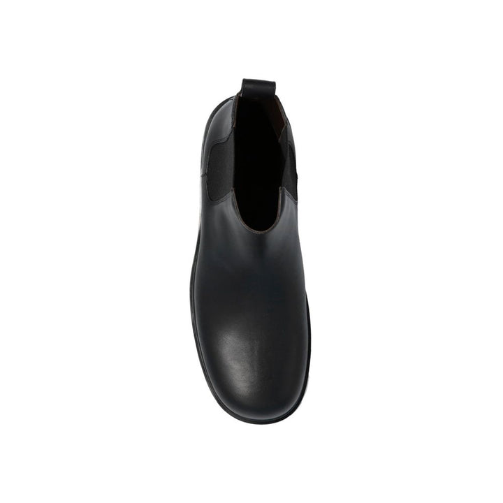 Bottega Veneta Black Calfskin Chelsea Boots by Bottega Veneta outlet now on sale
