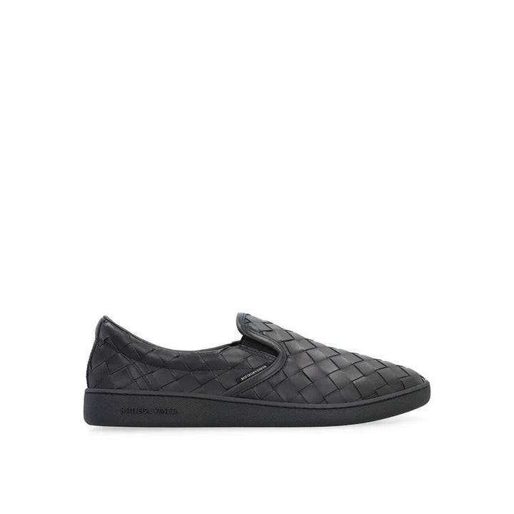 Bottega Veneta Black Calfskin Low Top Sneakers by Bottega Veneta outlet now on sale