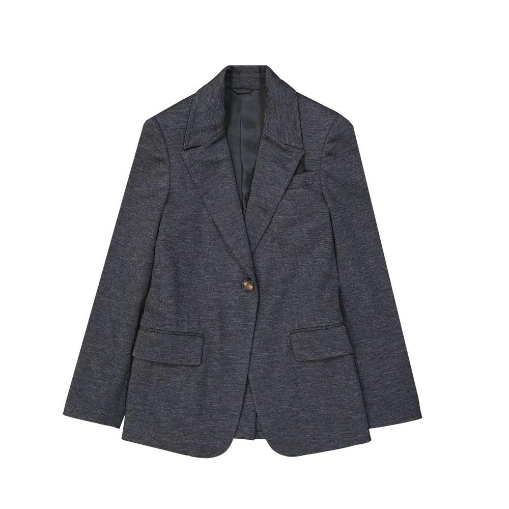 Brunello Cucinelli Sample Sale Brunello Cucinelli Gray Wool Blazer - | Designer outlet