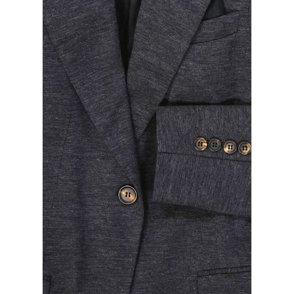 Brunello Cucinelli Sample Sale Brunello Cucinelli Gray Wool Blazer - | Designer outlet