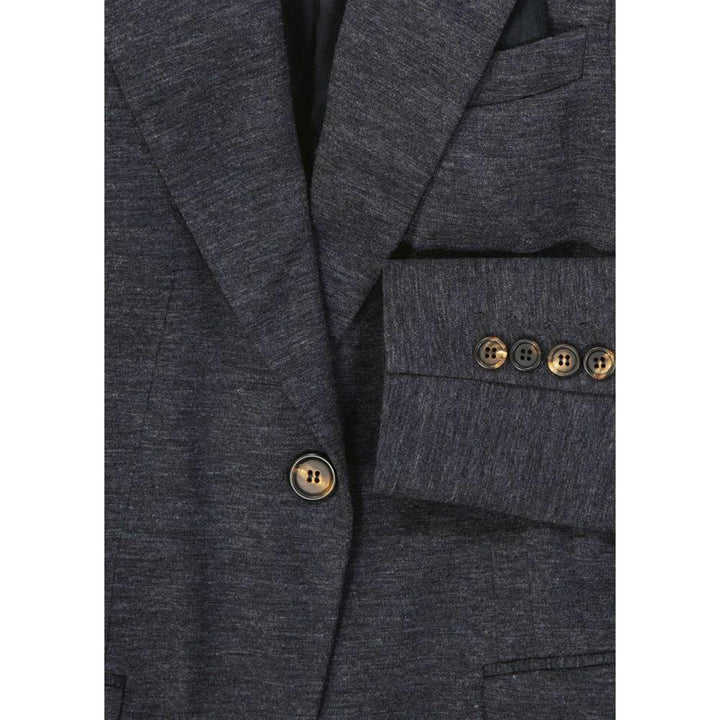 Brunello Cucinelli Sample Sale Brunello Cucinelli Gray Wool Blazer - | Designer outlet