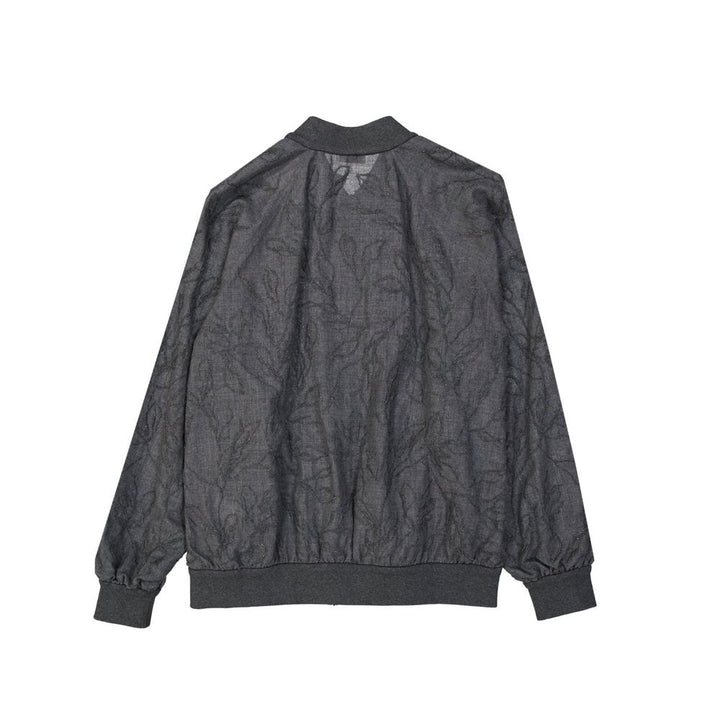 Brunello Cucinelli Gray Virgin Wool Bomber by Brunello Cucinelli outlet now on sale