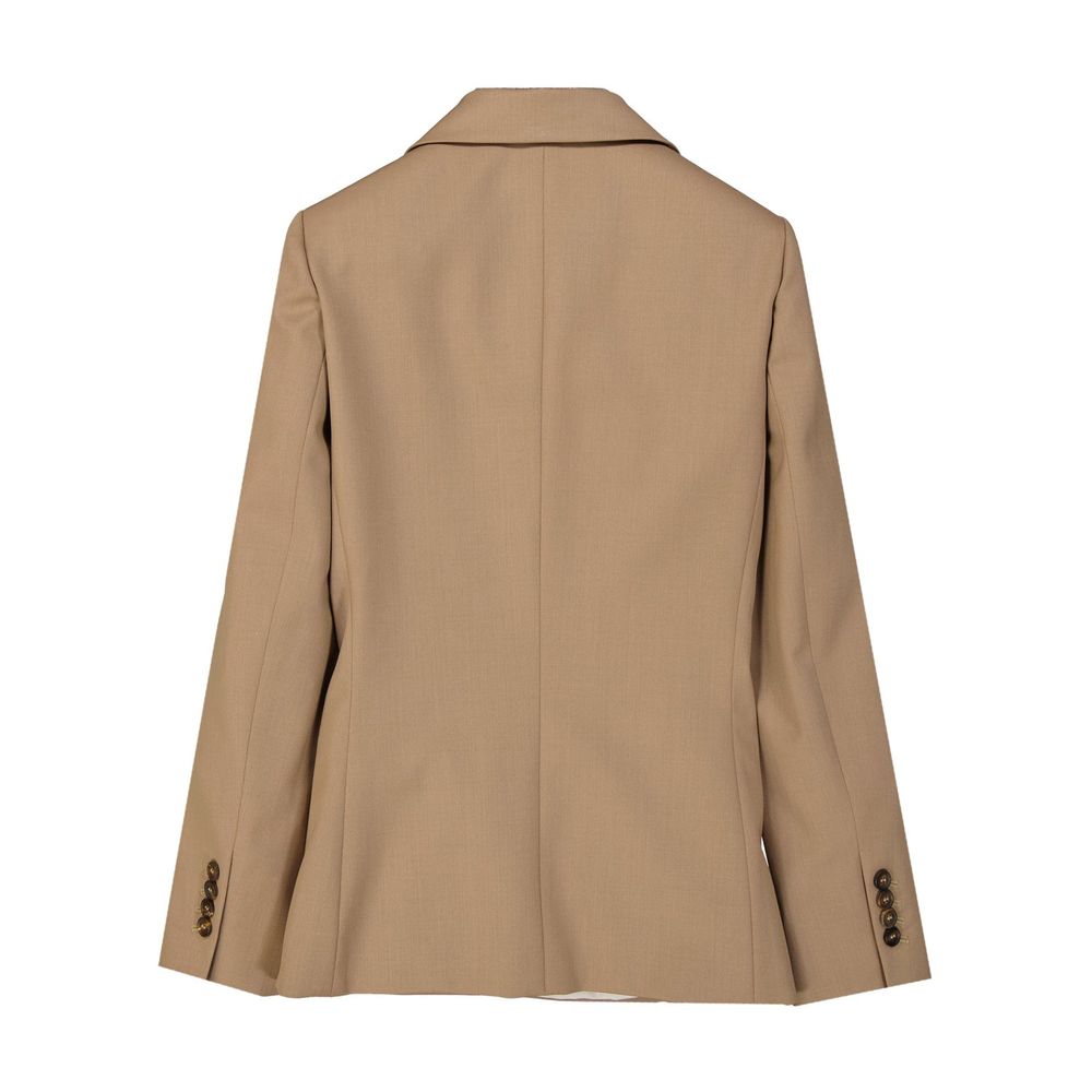 Brunello Cucinelli Brown Wool Coat by Brunello Cucinelli outlet now on sale