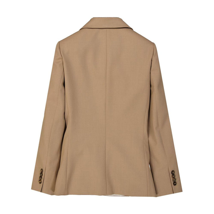 Brunello Cucinelli Brown Wool Coat by Brunello Cucinelli outlet now on sale