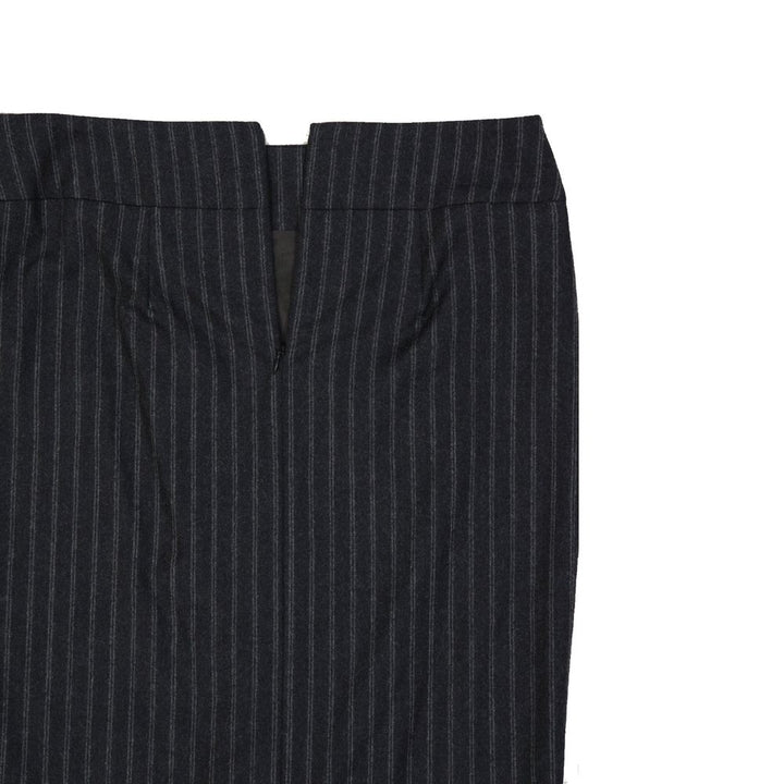 Brunello Cucinelli Gray Virgin Wool Midi Skirt by Brunello Cucinelli outlet now on sale